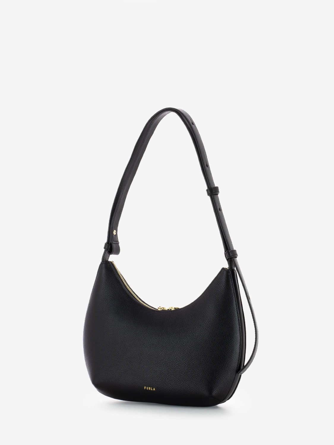 Goccia S black shoulder bag