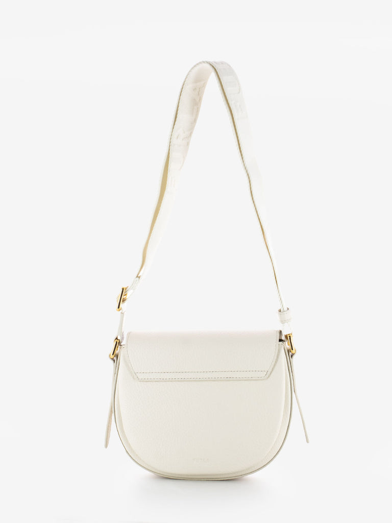 FURLA - Borsa Lotus mini crossbody panna