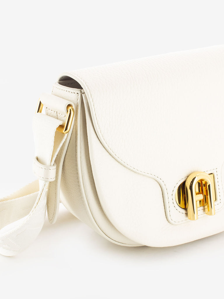 FURLA - Borsa Lotus mini crossbody panna
