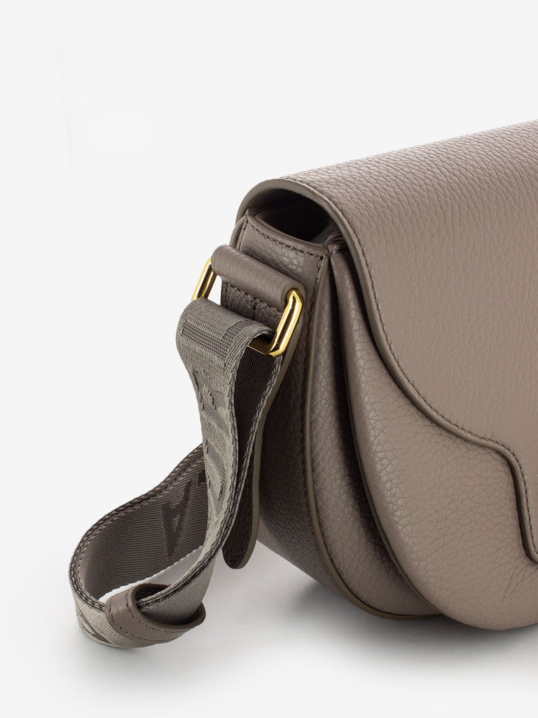 FURLA - Borsa Lotus mini crossbody stucco grigio