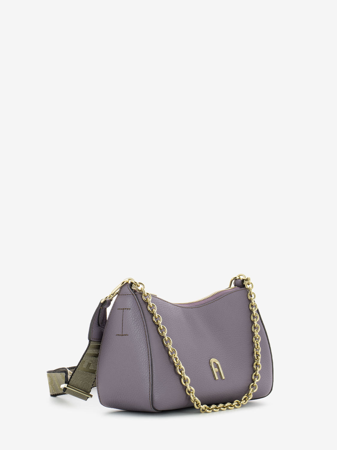 Primula mini double strap bag aura / metal taupe