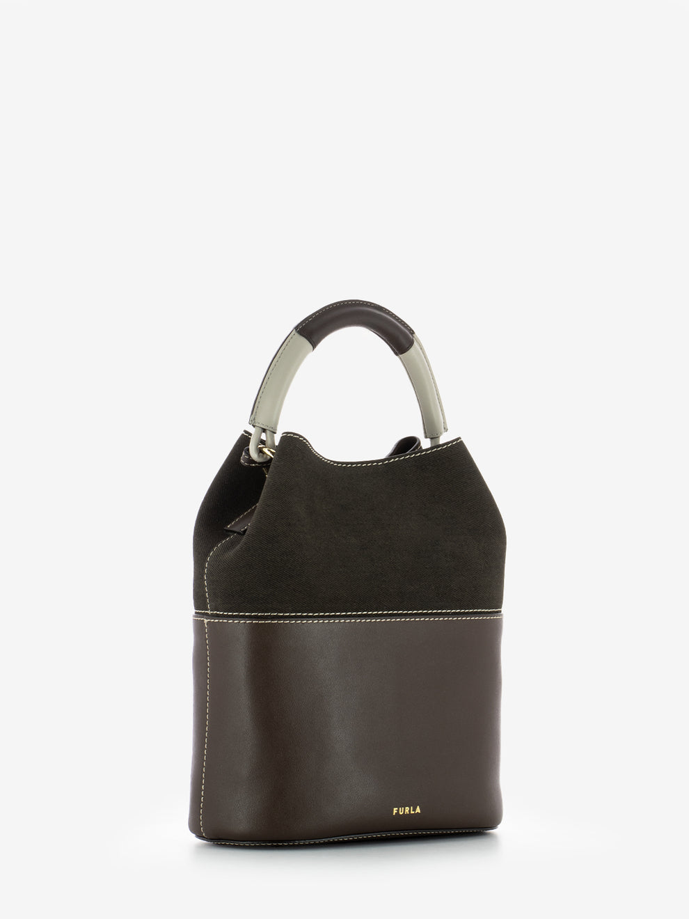 Borsa Sfera S bucket espresso brown