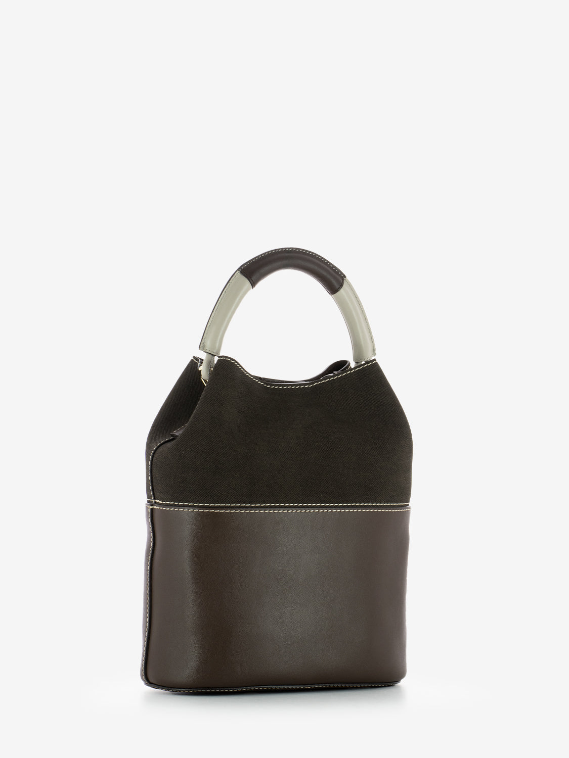 Borsa Sfera S bucket espresso brown