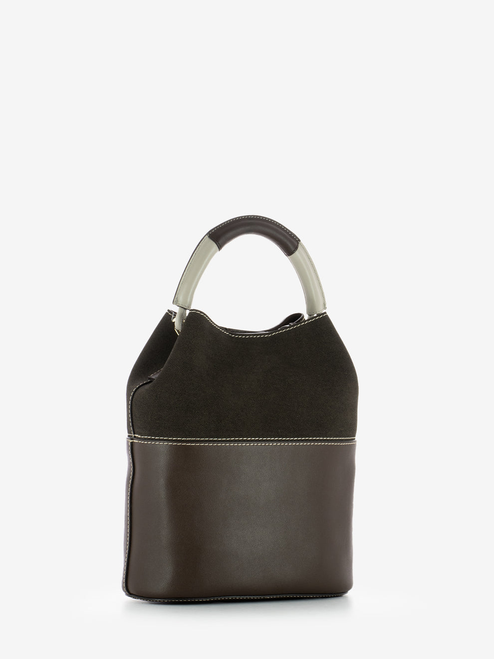 Borsa Sfera S bucket espresso brown