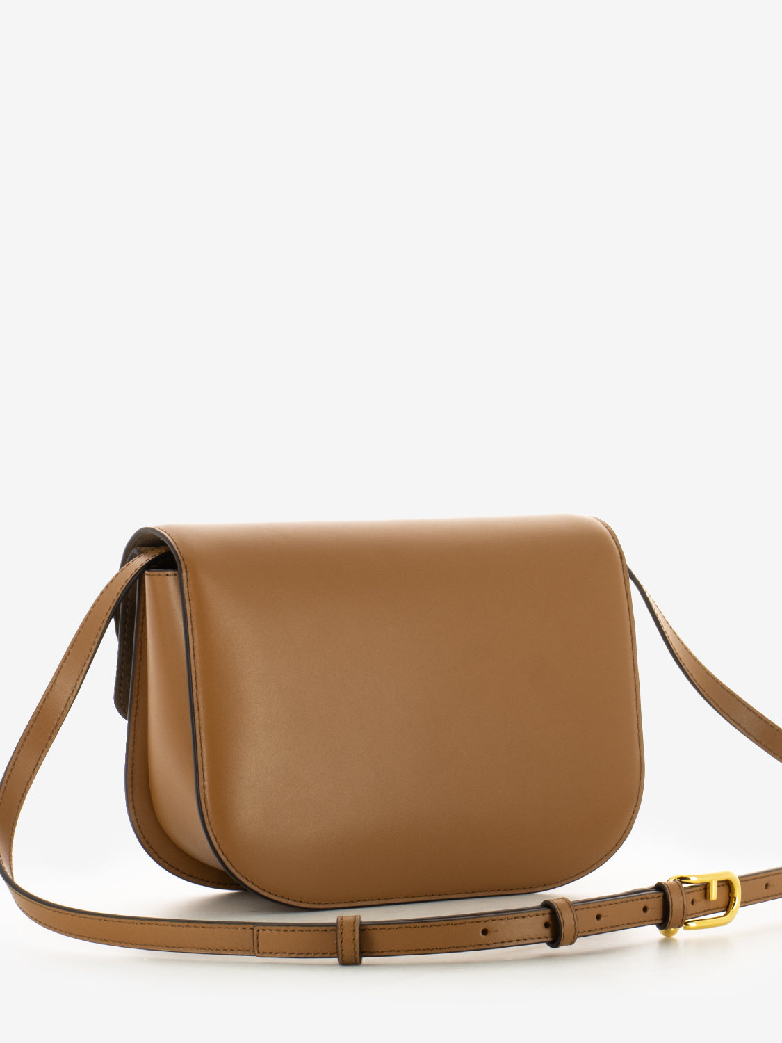 Sfera S crossbody round brandy bag