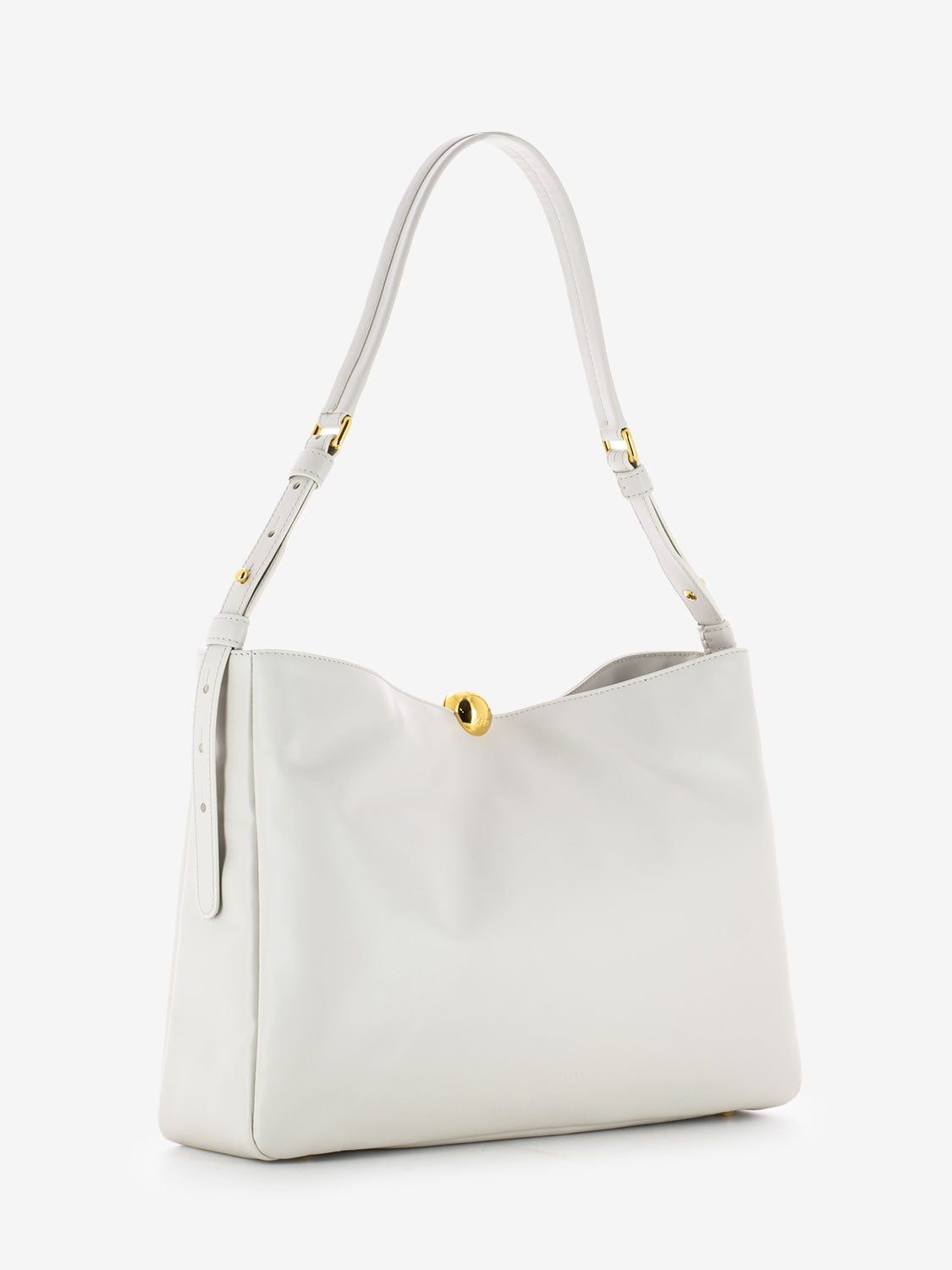 Soft shoulder bag L Sphere marshmallow