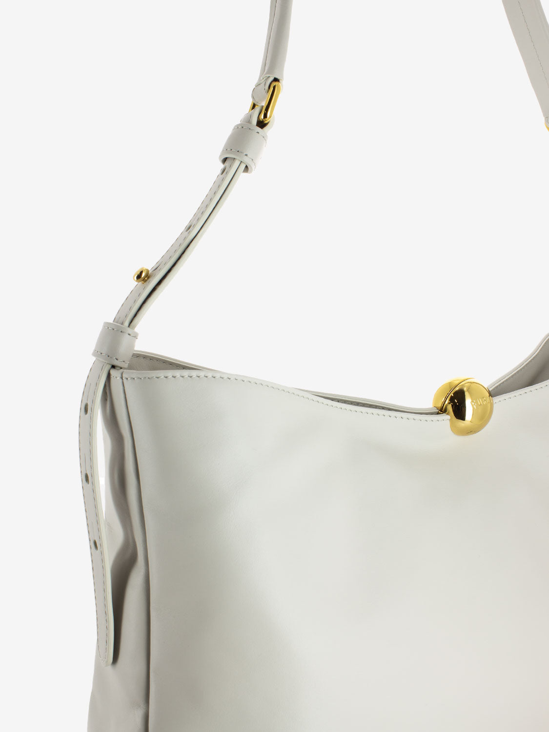 Soft shoulder bag L Sphere marshmallow