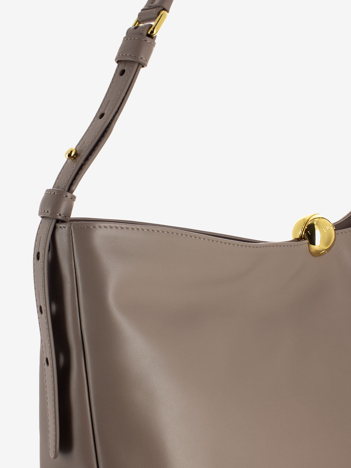 Soft shoulder bag L Sfera mauve