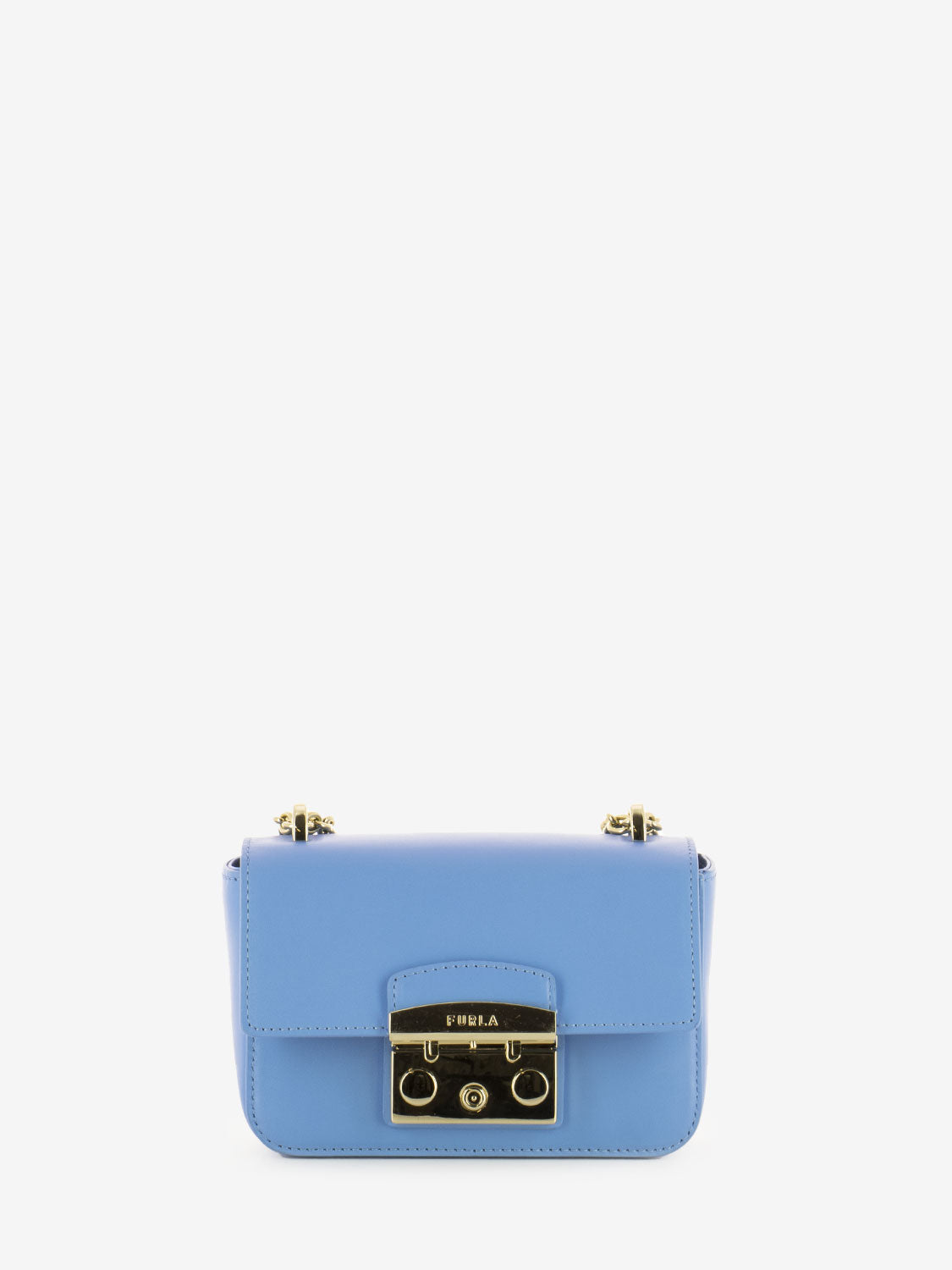 Metropolis crossbody mini cerulean handbag