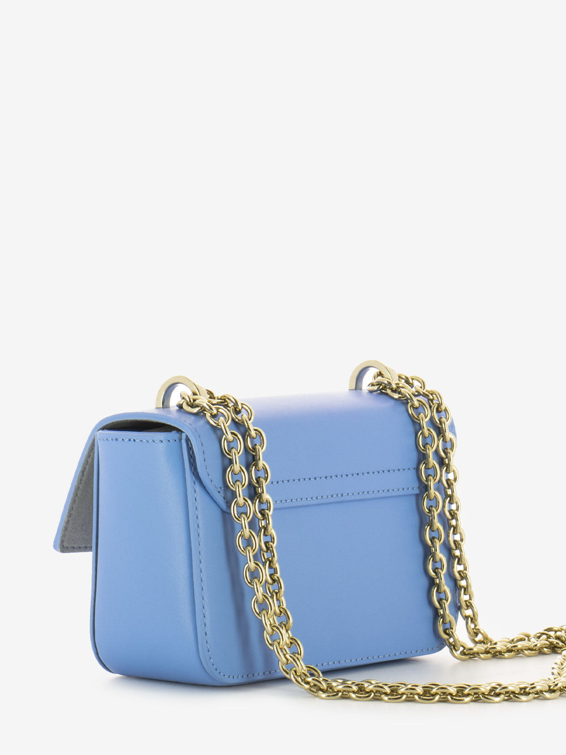 Metropolis crossbody mini cerulean handbag