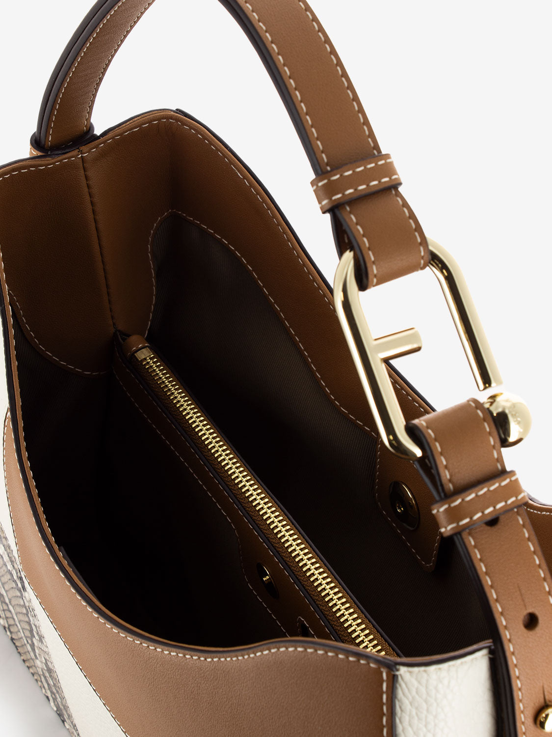 Hobo bag L Nuvola brandy