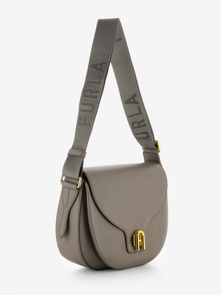 FURLA - Lotus crossbody stucco grigio