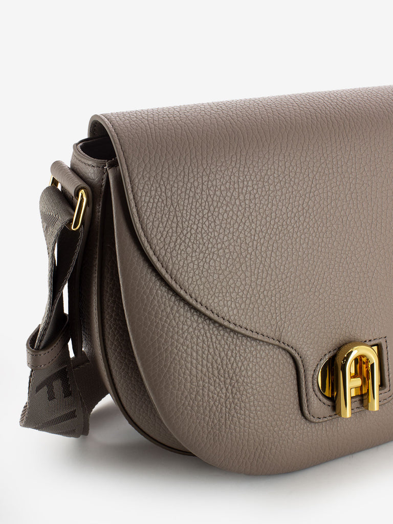 FURLA - Lotus crossbody stucco grigio