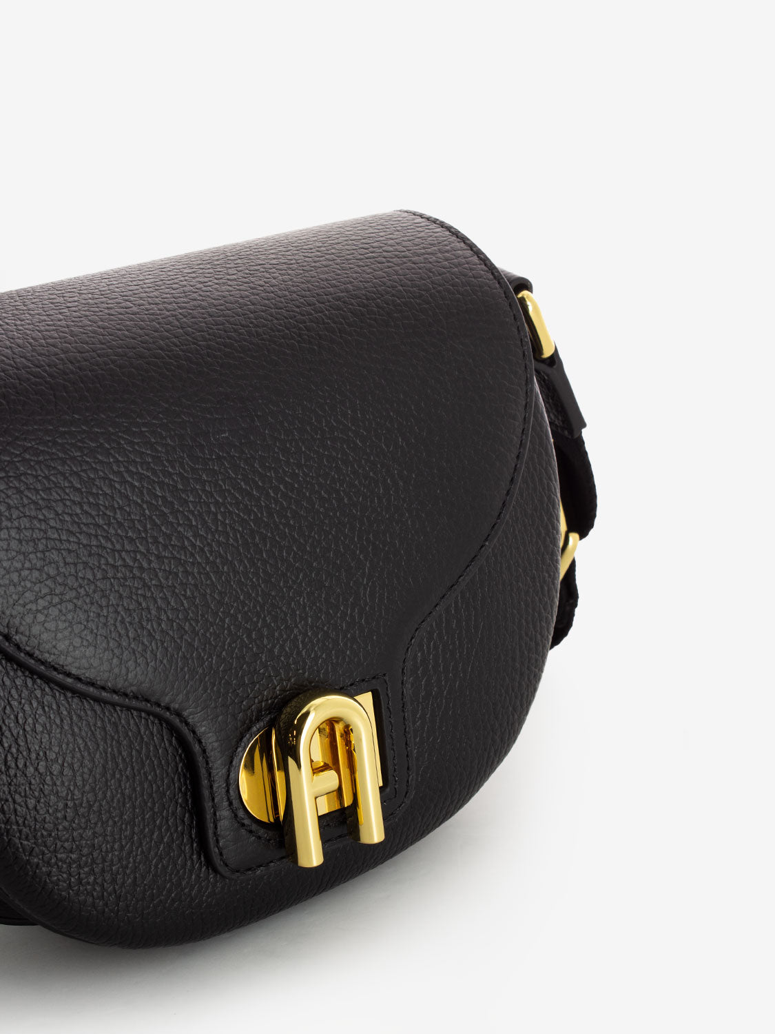 Lotus Mini crossbody nero