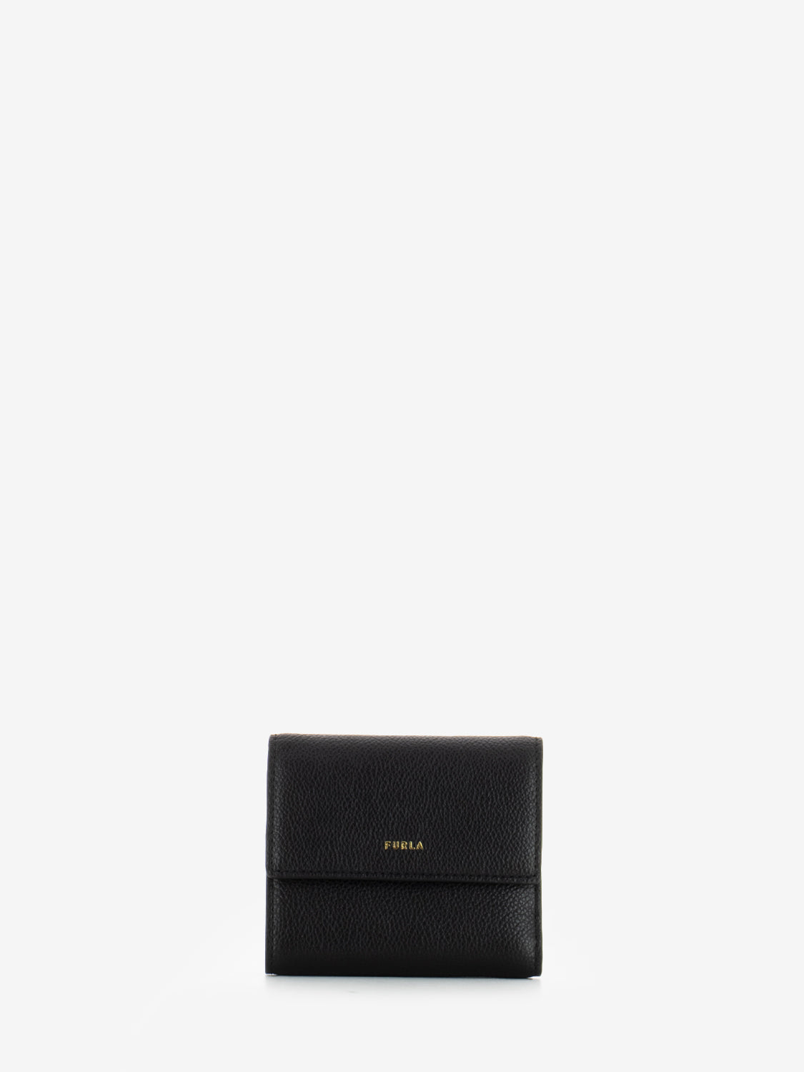 Compact Goccia M Wallet in Chocolate Leather