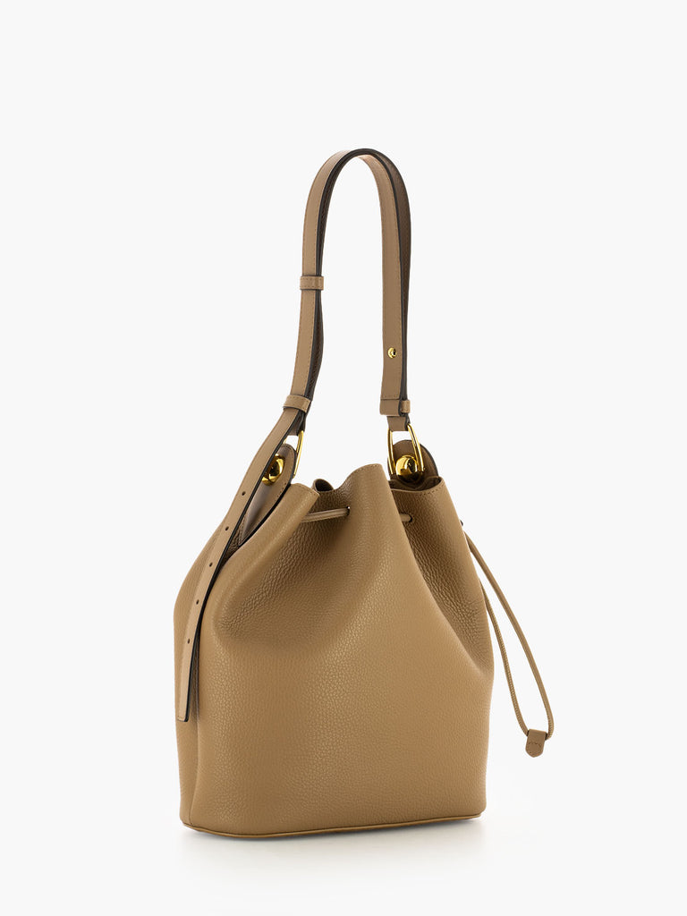 FURLA - Sfera S bucket bag deserto