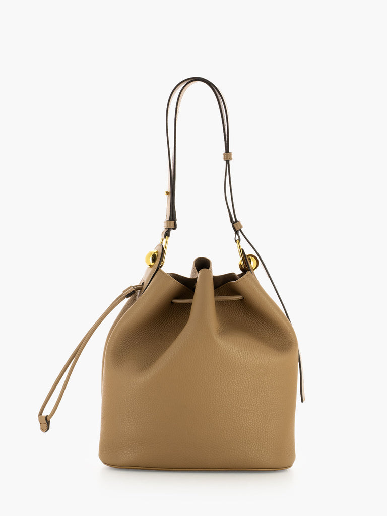 FURLA - Sfera S bucket bag deserto