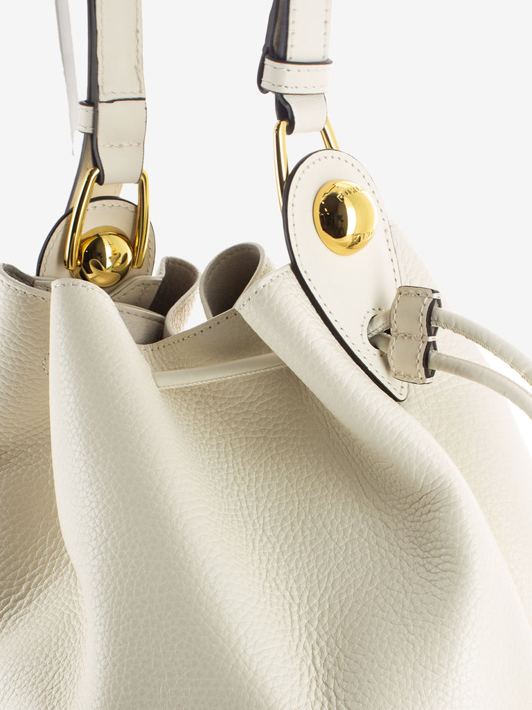 FURLA - Sfera S bucket bag panna
