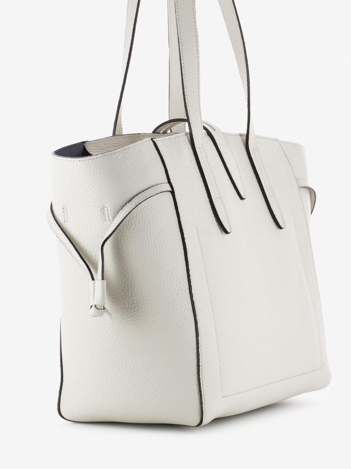 Black Marshmallow Leather Shopper