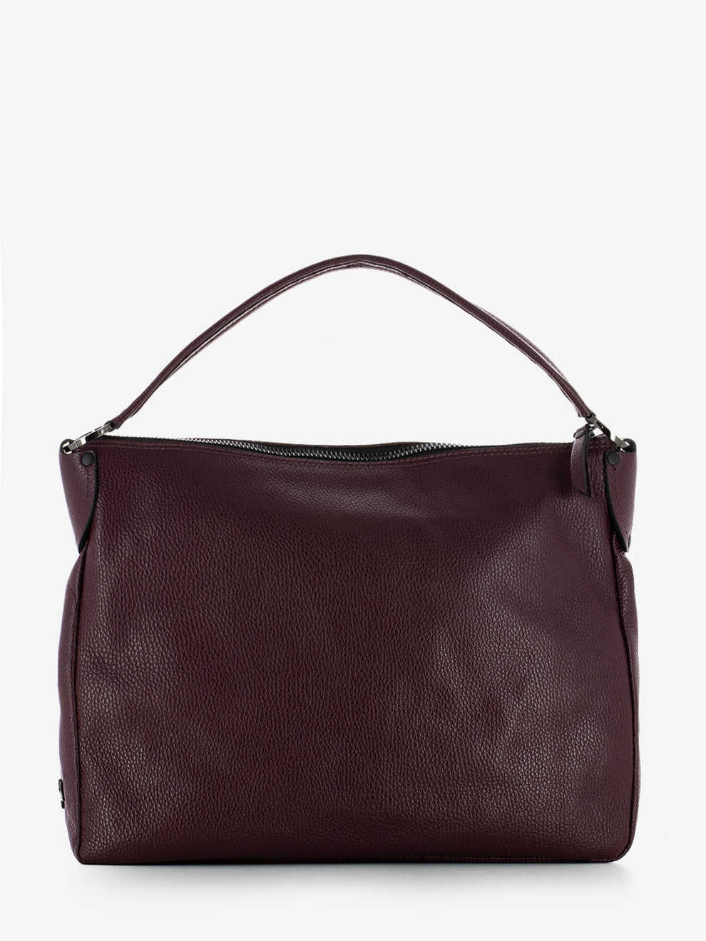 Borsa a spalla Calipso in pelle martellata bull chianti