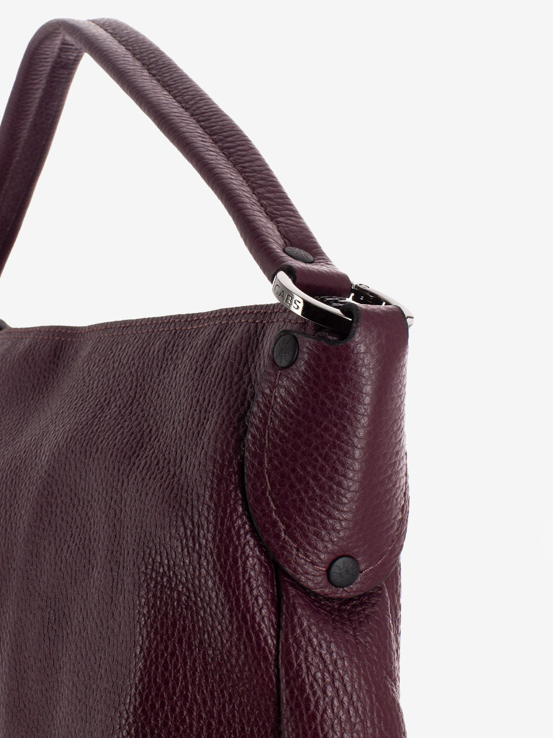 Borsa a spalla Calipso in pelle martellata bull chianti