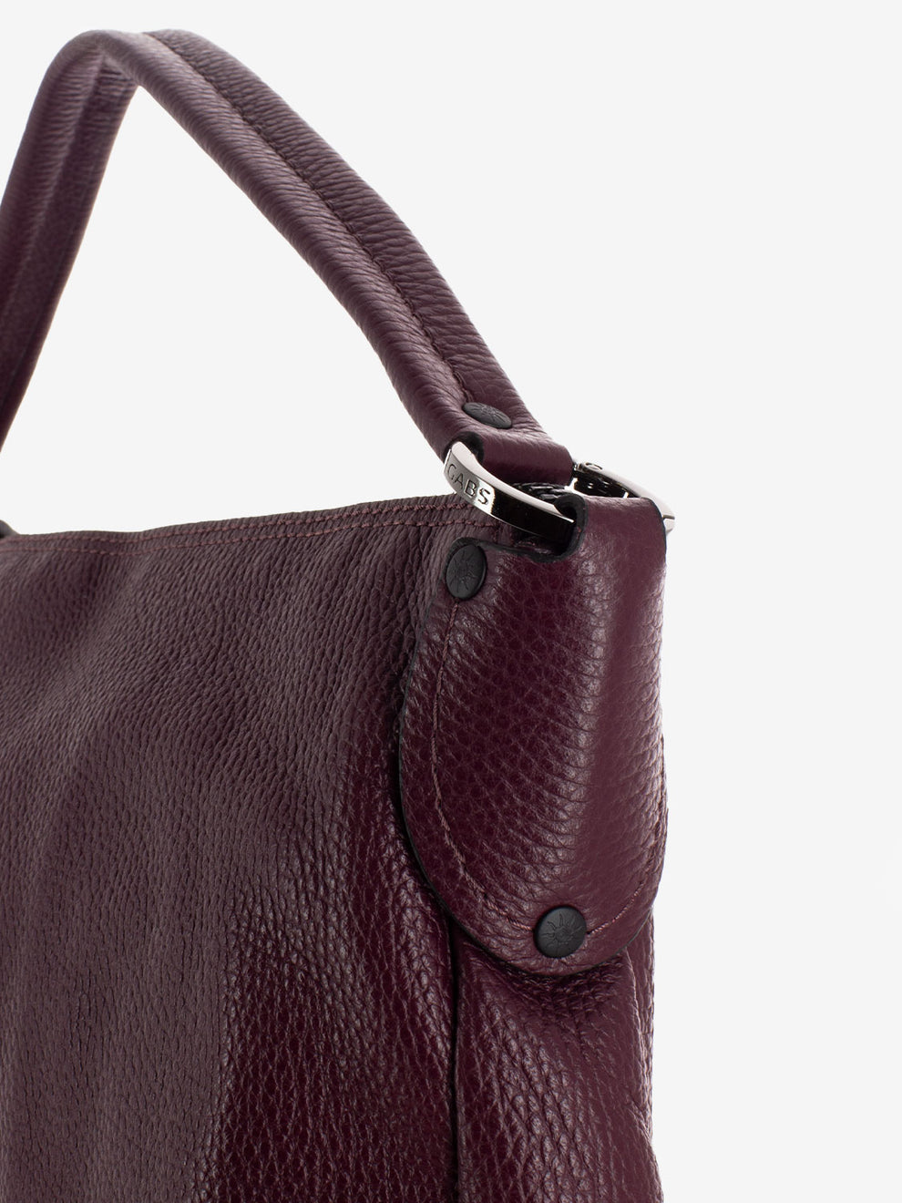 Borsa a spalla Calipso in pelle martellata bull chianti