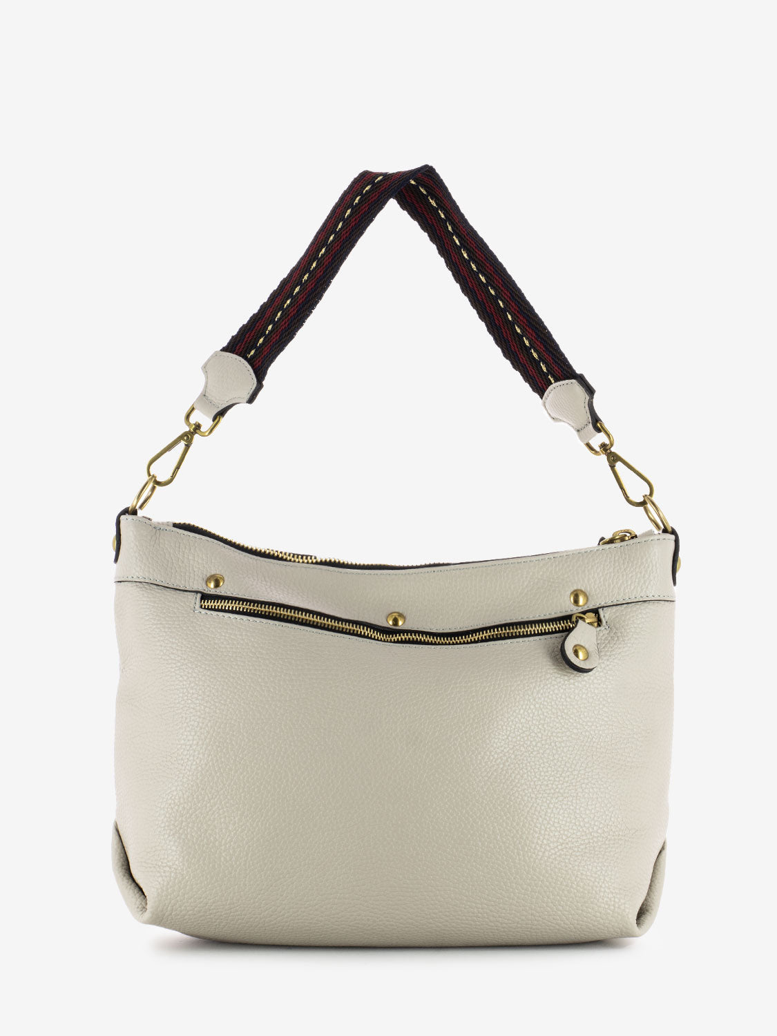 Clelia M bag - bull pocket half sphere gold stone