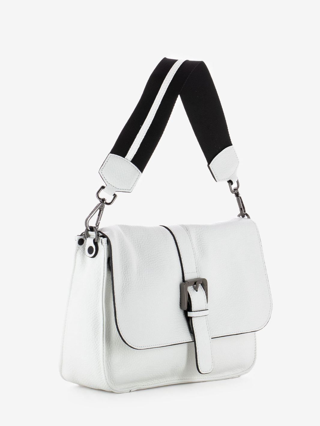 Borsa Ivy L con fibbia bianco