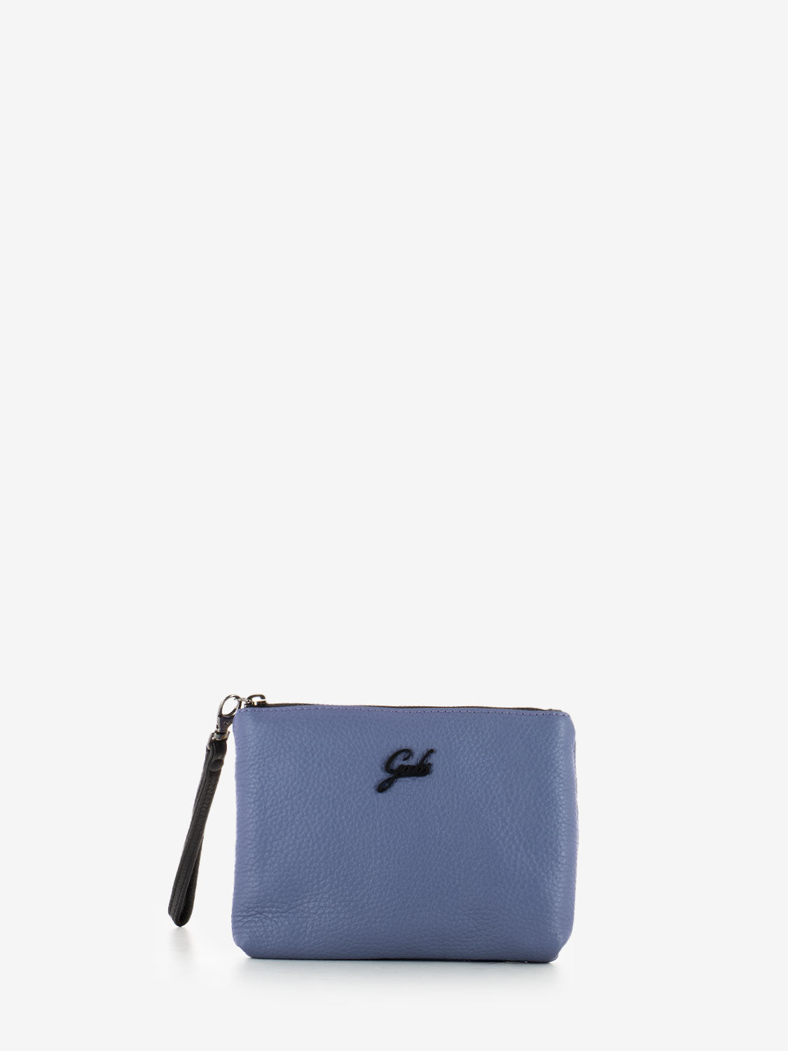 Amina leather pouch cornflower