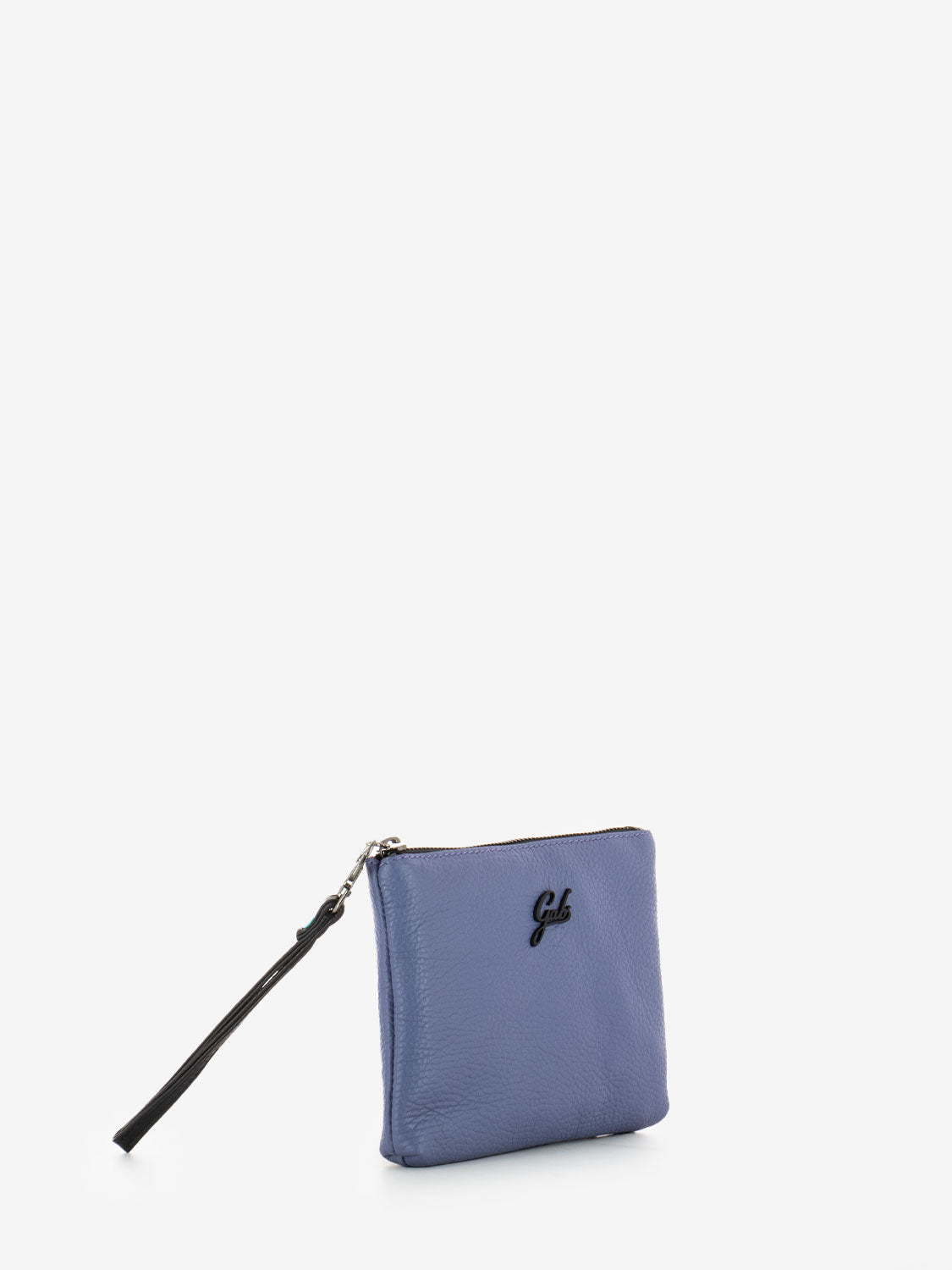 Amina leather pouch cornflower