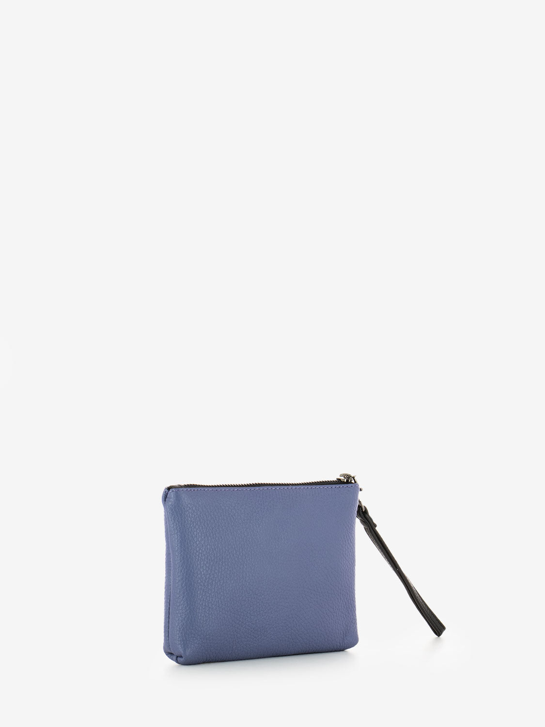 Amina leather pouch cornflower