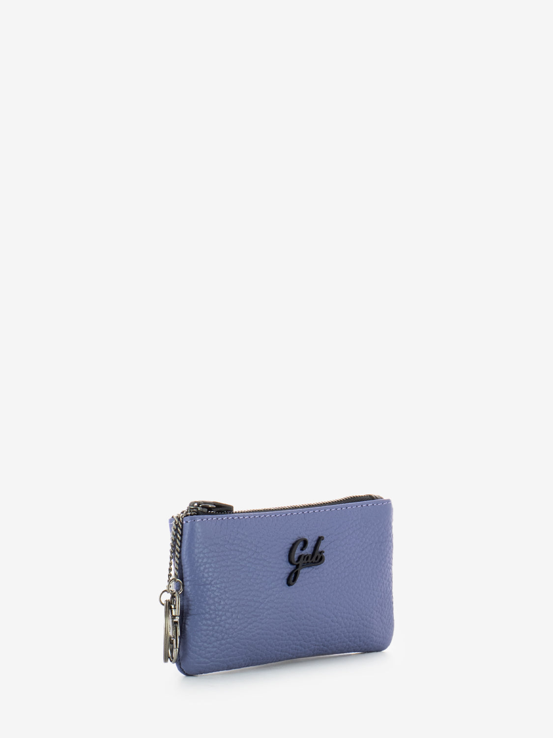Portachiavi Gkeyholder Plus in pelle martellata fiordaliso