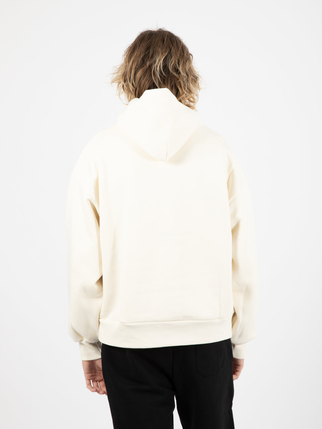 Fleece Boxy fit Hoodie cream