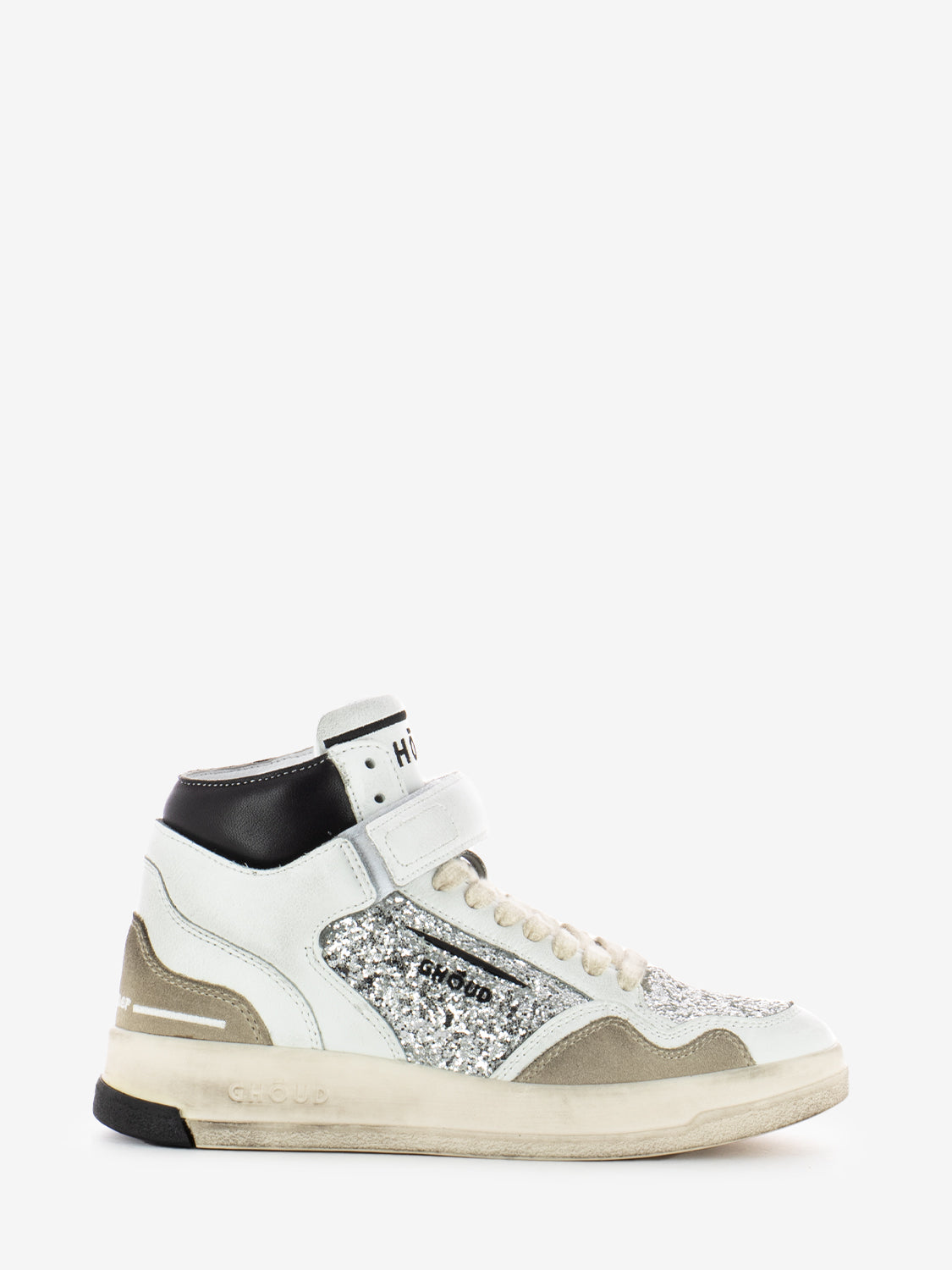 Sneakers alte con glitter