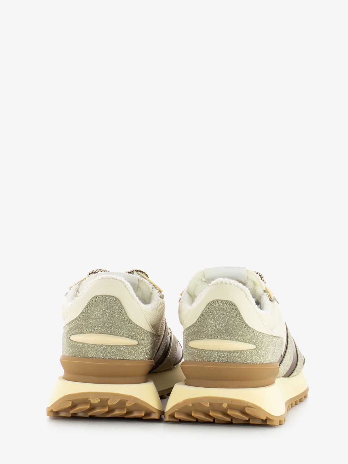 Sneakers rush one 2.0 glitter beige