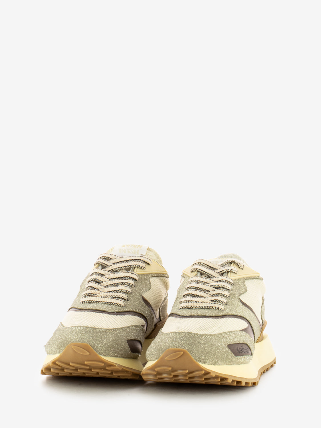 Sneakers rush one 2.0 glitter beige
