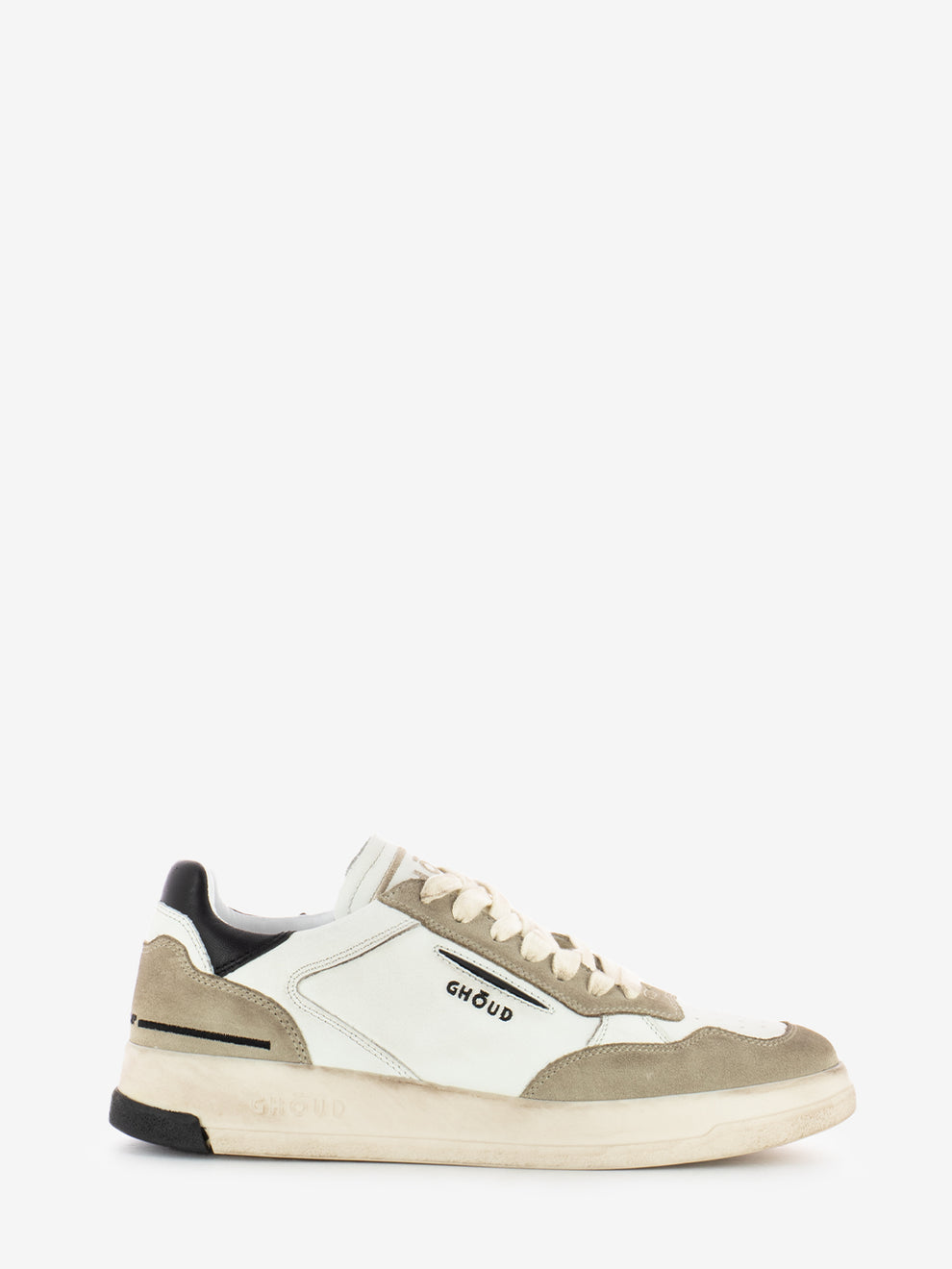 Tweener brushed leather beige toffee sneakers