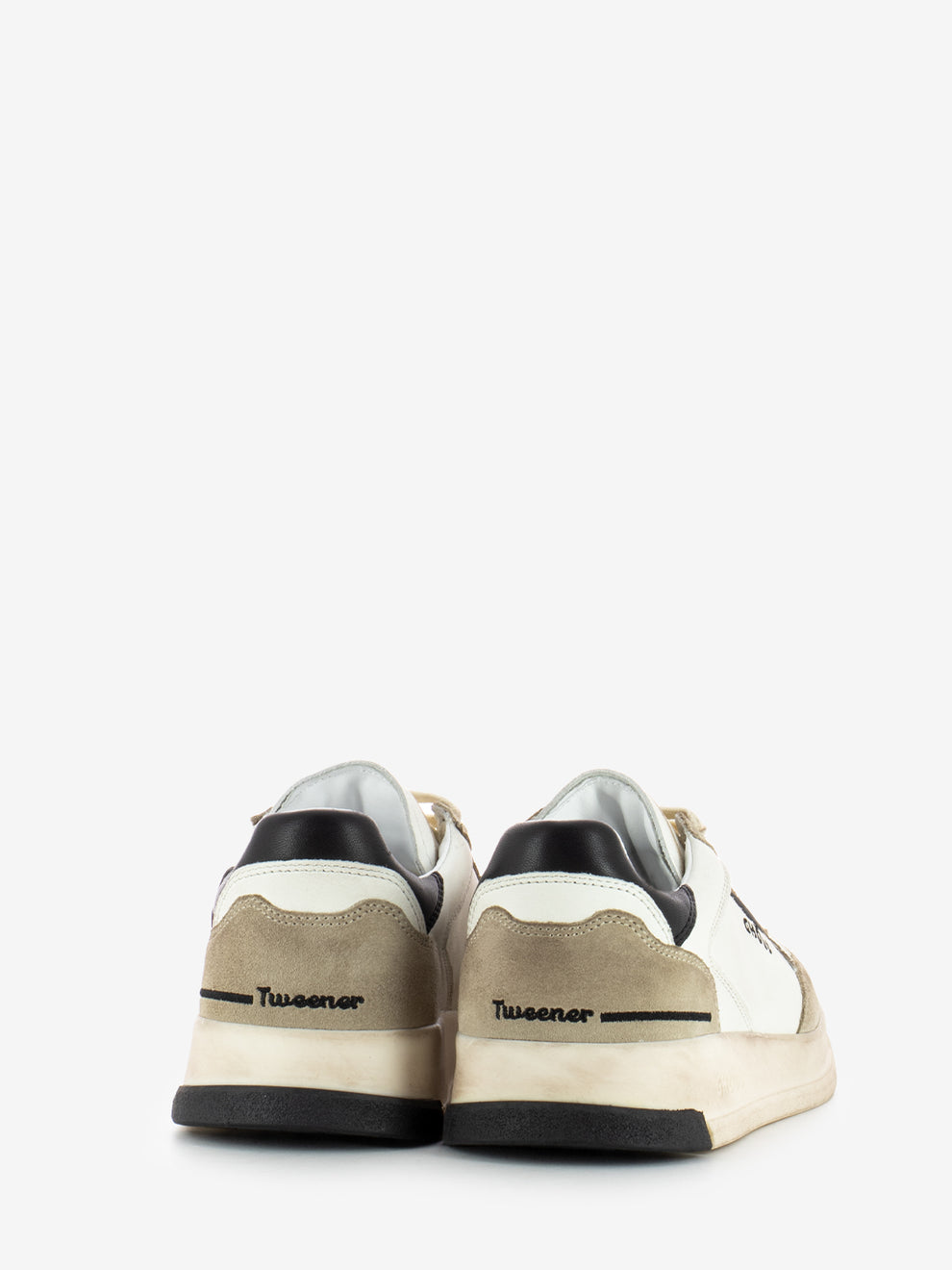Tweener brushed leather beige toffee sneakers