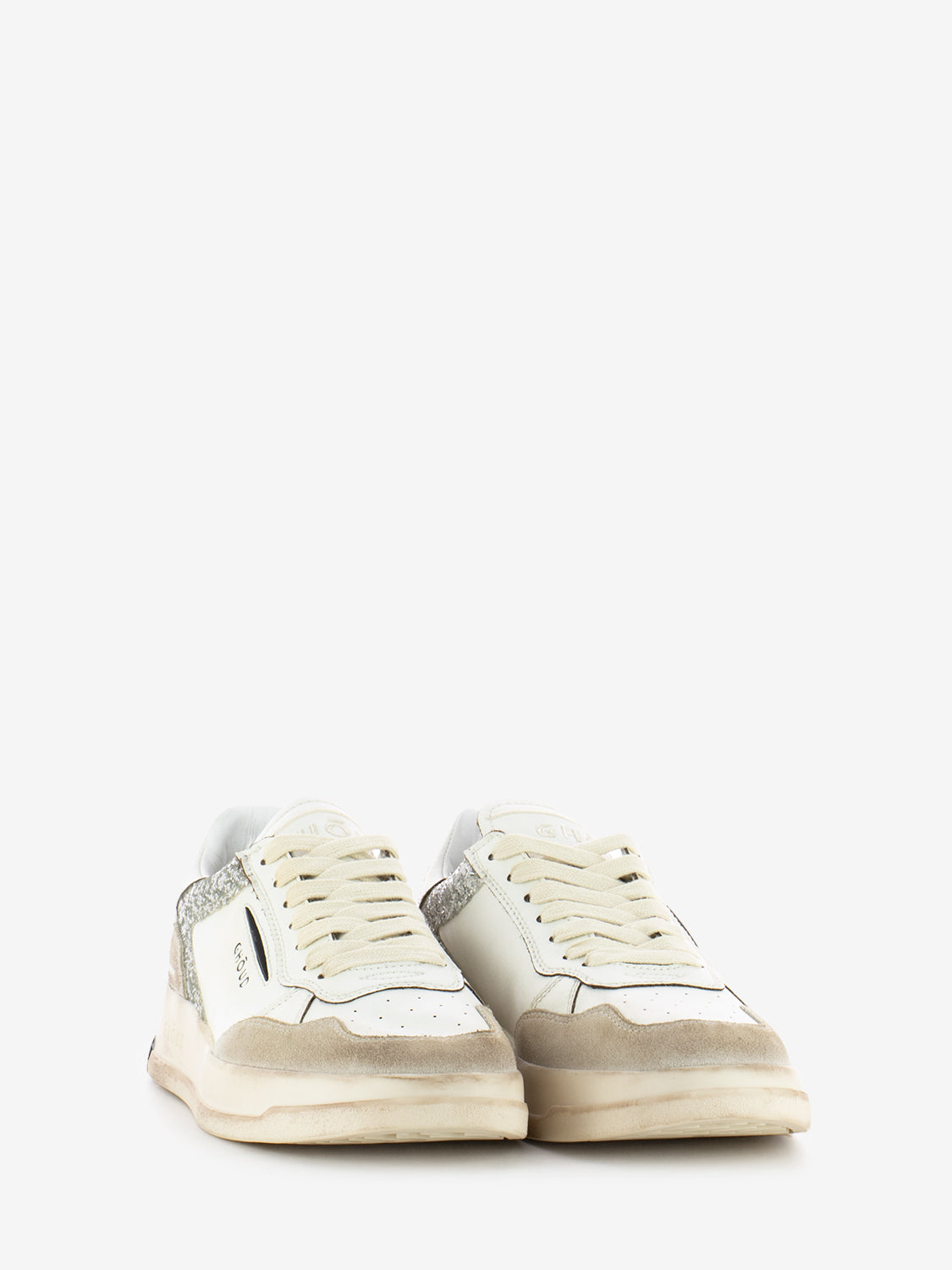 Sneakers Tweener brushed low white / silver