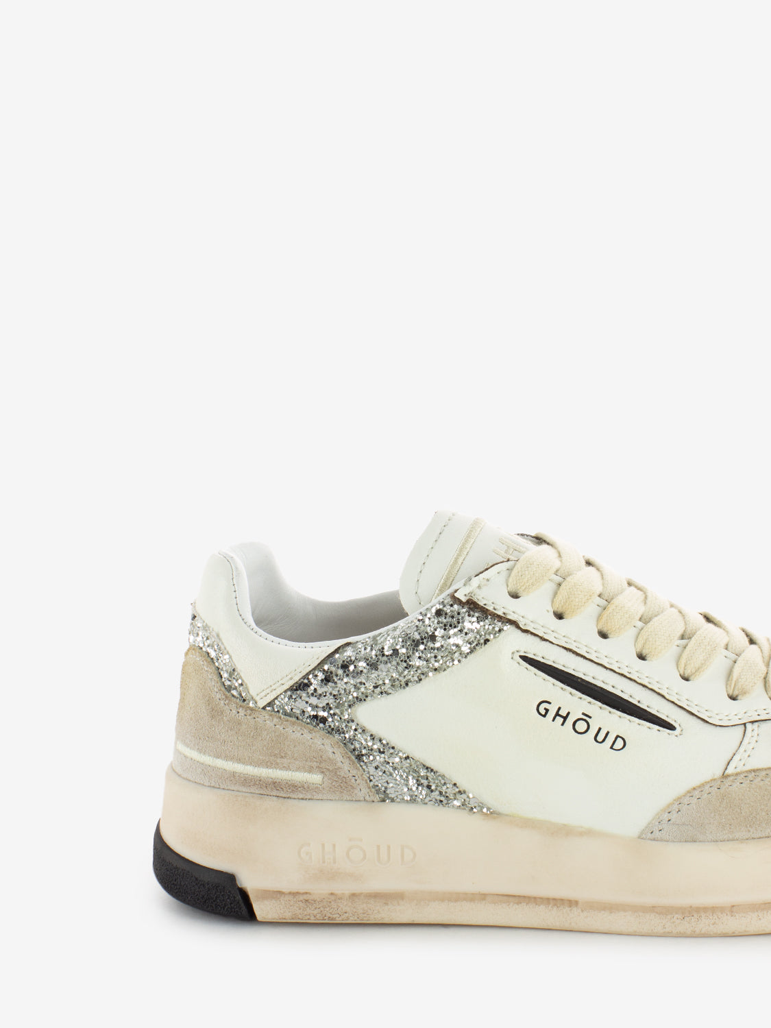 Sneakers Tweener brushed low white / silver