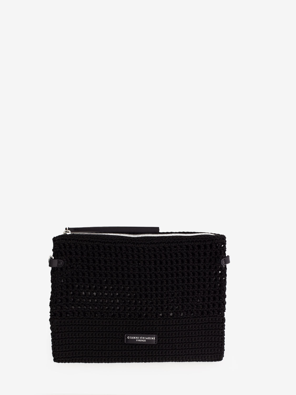 Borsa a tracolla Victoria crochet nero