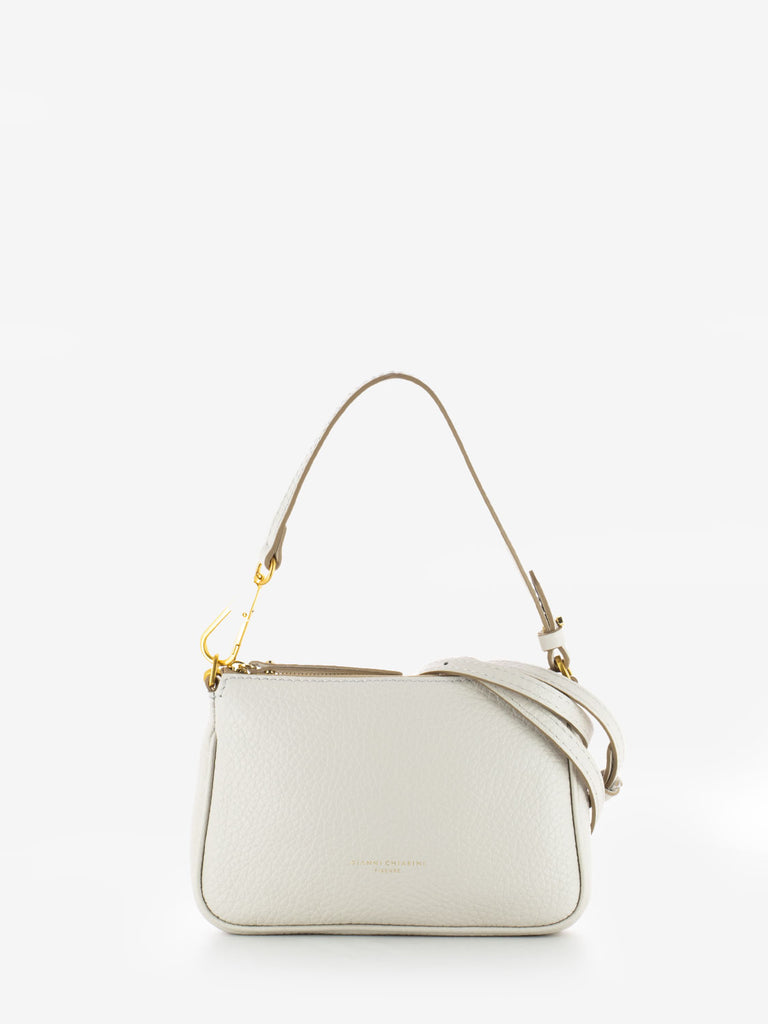 GIANNI CHIARINI - Borsa Brooke small in pelle sabbia