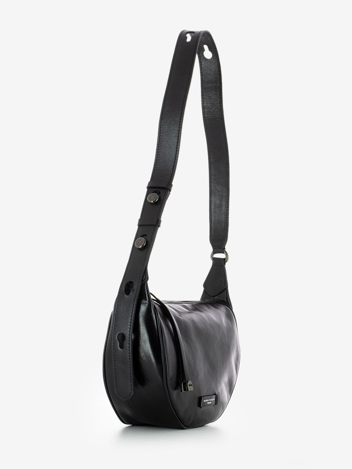 Borsa Charlotte in pelle nera