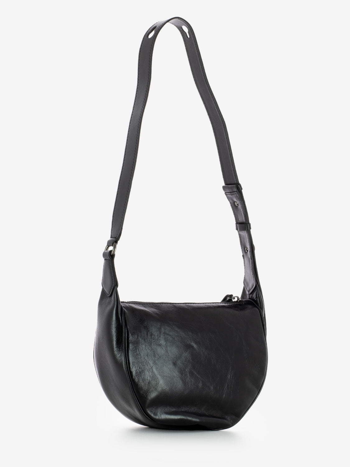 Borsa Charlotte in pelle nera