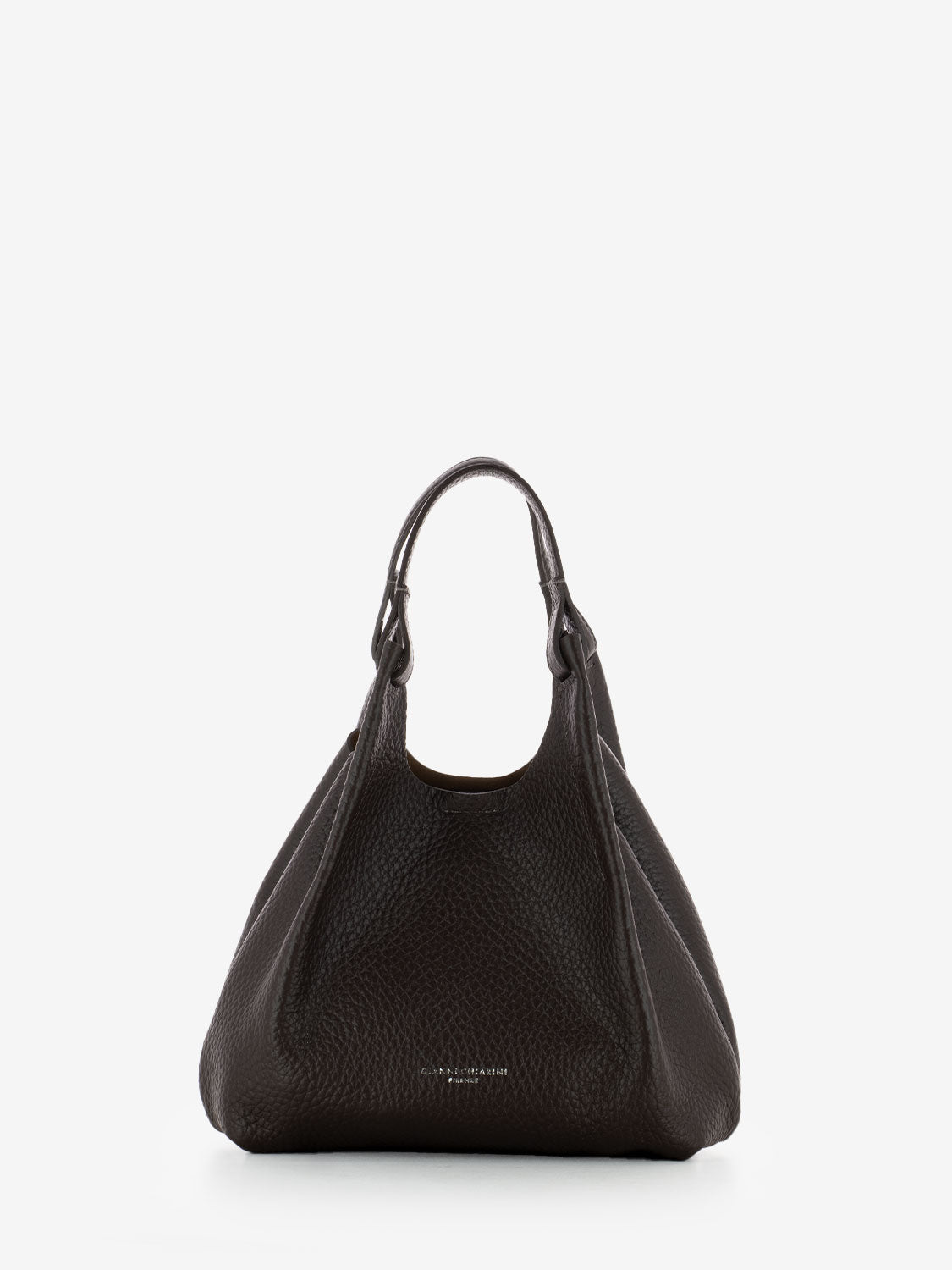 Borsa Dua in pelle espresso / castoro