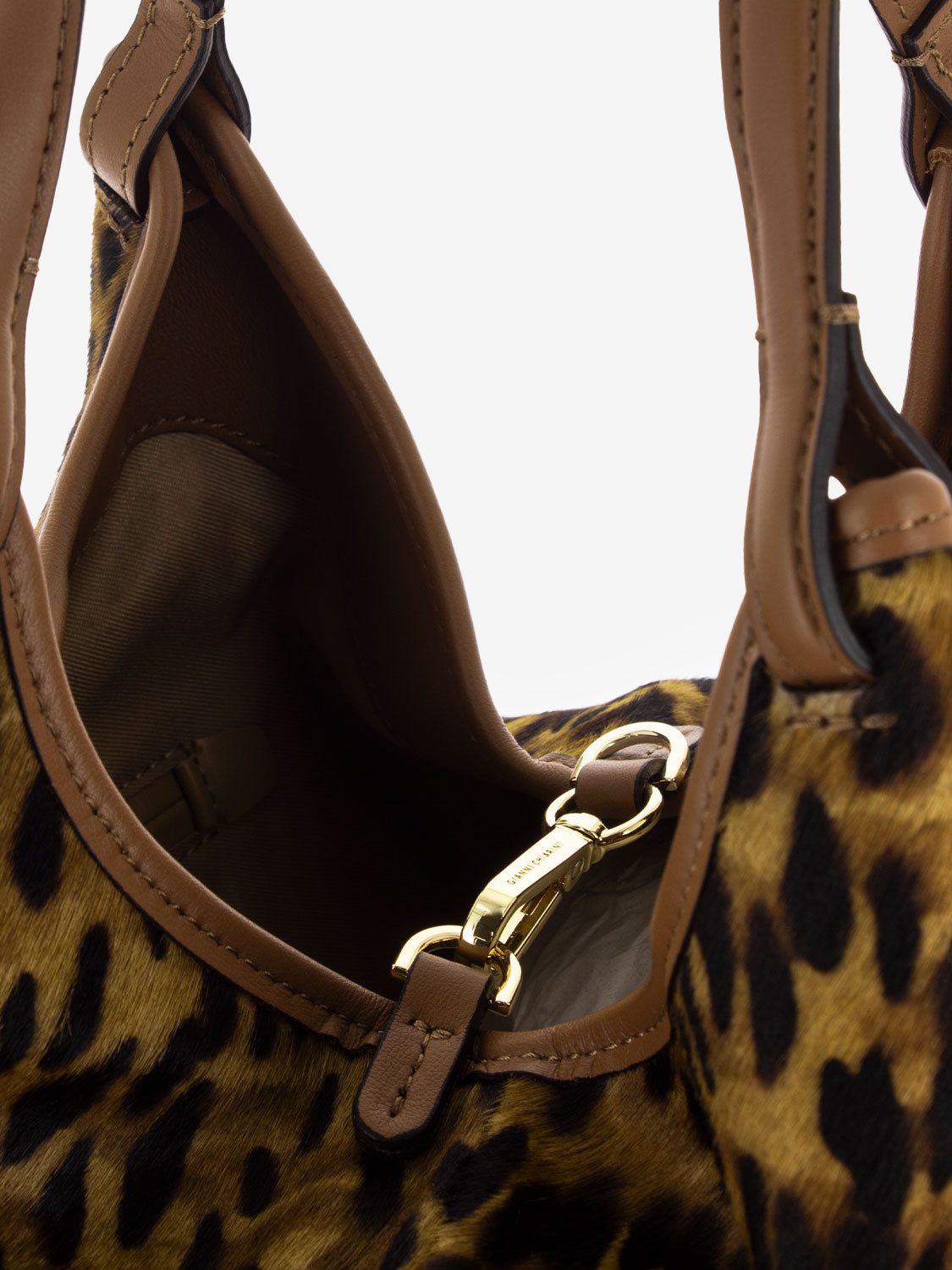 Dua bag in lynx leather / leather