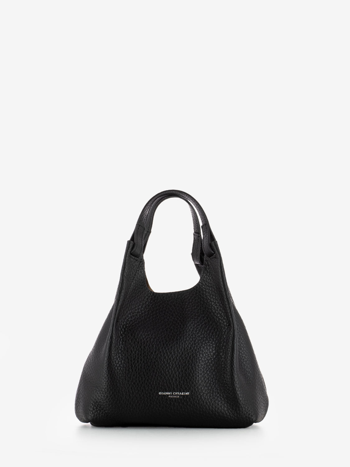 Borsa Dua in pelle nero / castoro