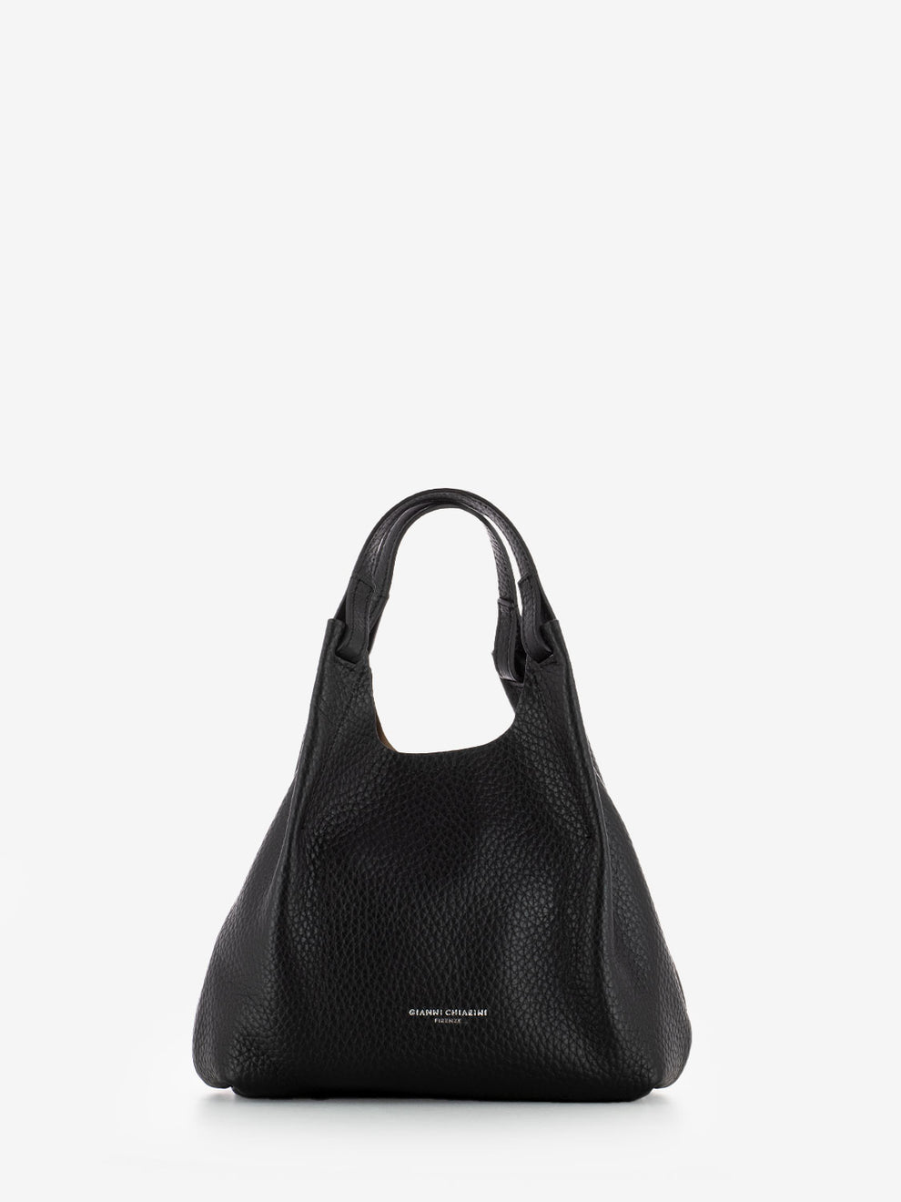 Borsa Dua in pelle nero / castoro