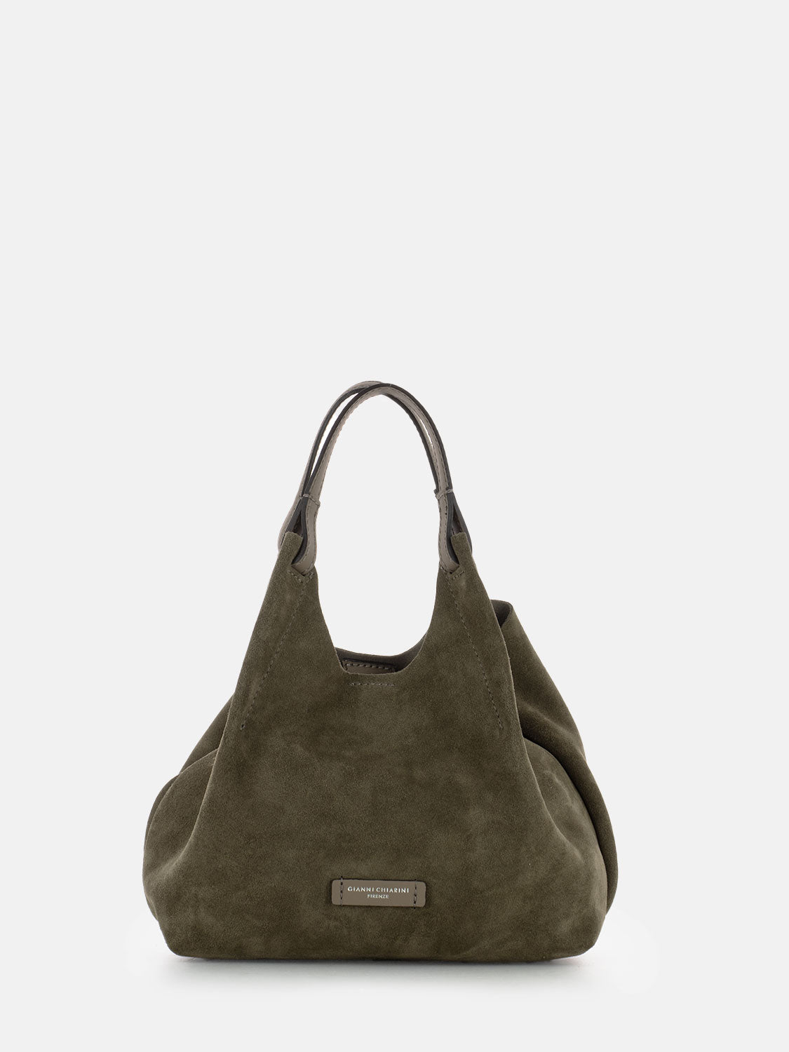 Borsa Dua in suede daino