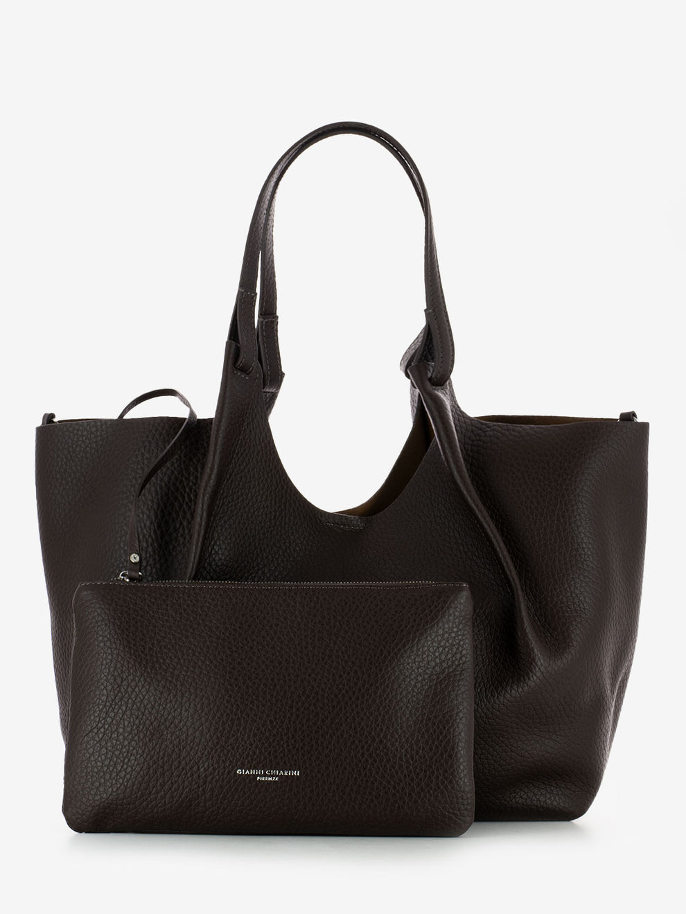 Dua large bag in espresso / beaver leather